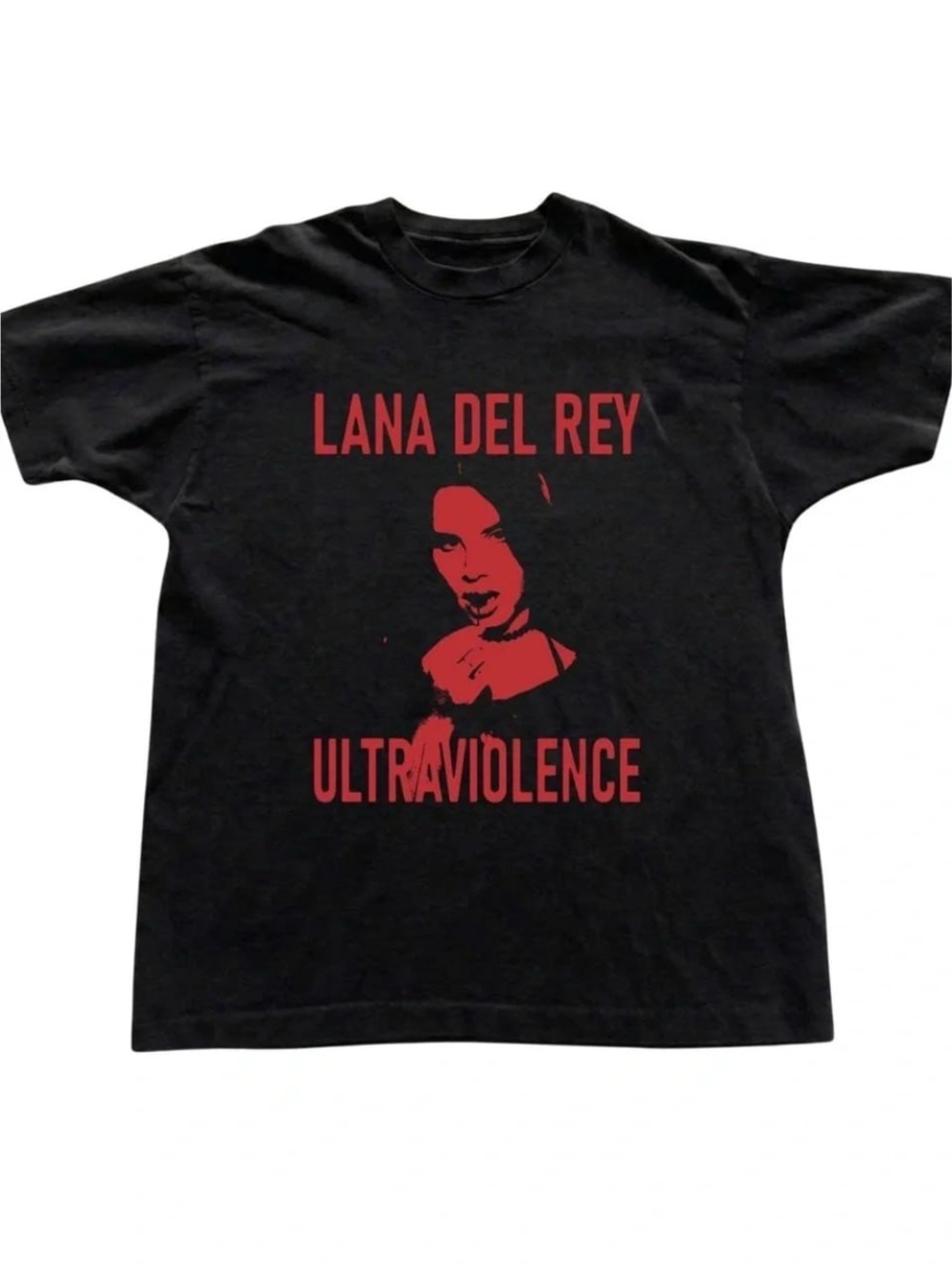 Black Lana Del Rey Ultraviolence Tee